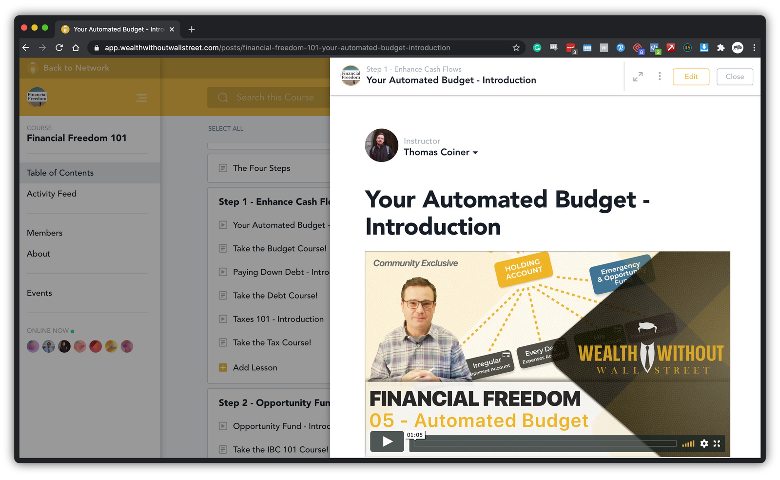 Your Automated Budget - Introduction